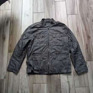 Hugo Boss Men’s Gray Utility Field Jacket 100% Cotton Size M